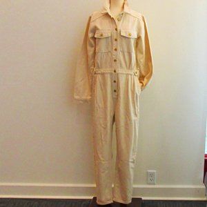 Triarchy Off White Women's Denim Jumpsuit was $99 NOW $75 1 Medium Only